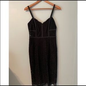Express Black Lace Dress